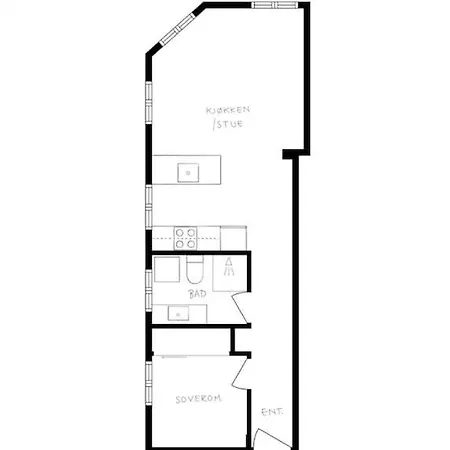 Centrally Located - Beautiful & Bright Lejlighed Bergen